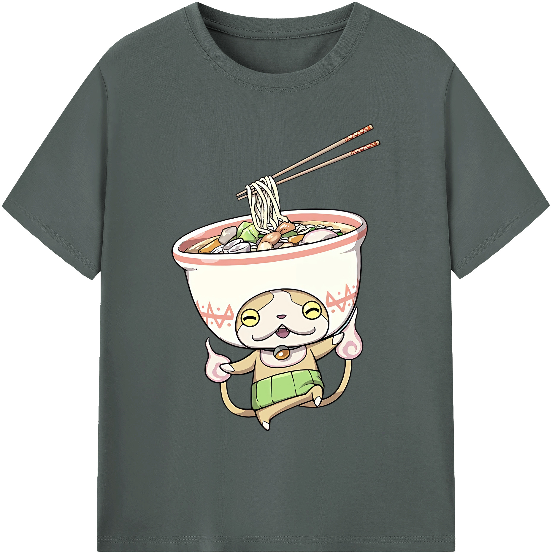 （画像用） 妖怪ウォッチ Yo-kai Watch 綿100％ メンズ半袖Tシャツ｜肌触りやわらか＆通気性